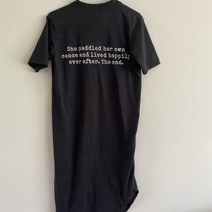 Canoe & Lake T-shirt dress (knee length)